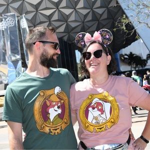 Disney Robin Hood couples shirt set box lunch maid Marian